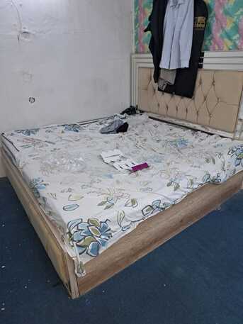 Riyadh, Furniture, SAR 550,  King Size Bed With Mattress For Sale