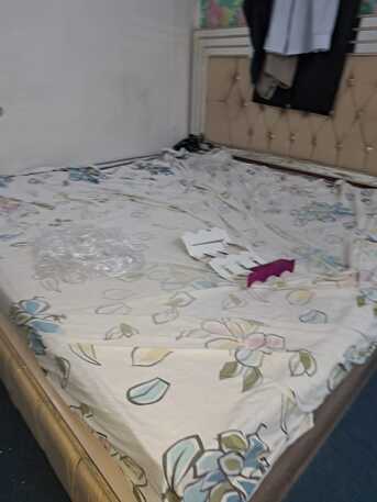 Riyadh, Furniture, SAR 550,  King Size Bed With Mattress For Sale