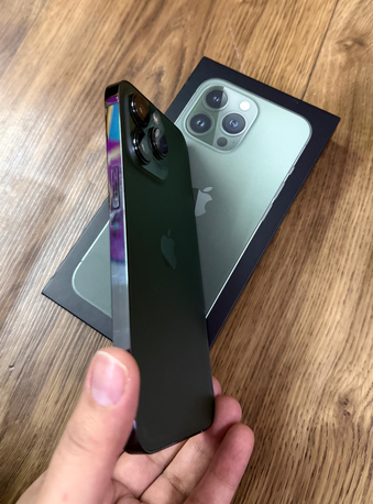Riyadh, Mobile Phones, SAR 1850,  IPhone 13 Pro 128GB Alphine Green&ndash; Excellent Condition &ndash; Original &ndash; Box Available