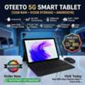 BHD 33,  New 5G Smart Android Tablet 10" Screen Dual Sim 12GB RAM 512GB Storage With Keyboard+Cover