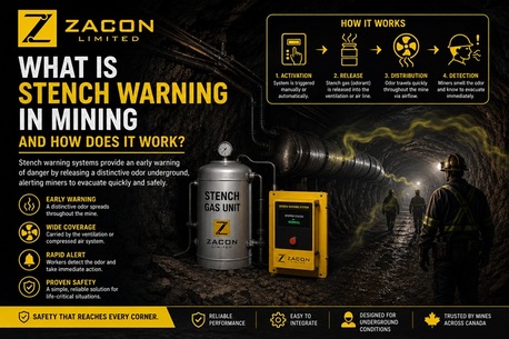 Toronto, Industrial Machinery, CAD 1000,  What Is Stench Warning In Mining And How Does It Work?