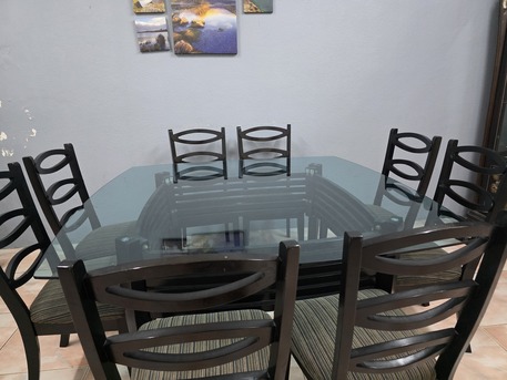 Al Rehab, Furniture, SAR 1500,  Mirror Dining Set