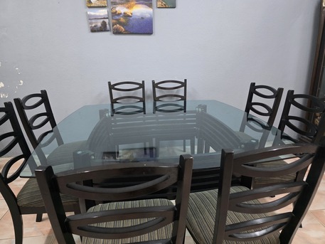 Al Rehab, Furniture, SAR 1500,  Mirror Dining Set