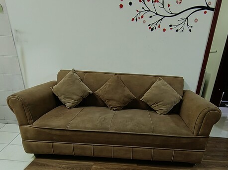 Jubail, Furniture, SAR 800,  Elegant And Stylish Wood Textured Sofa Set