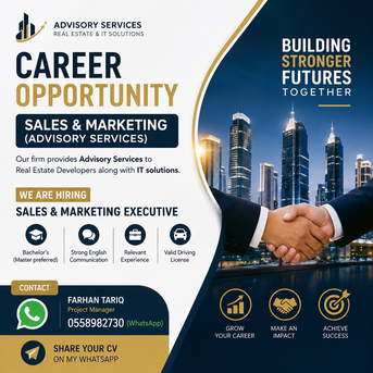 Riyadh, Jobs, Sales & Marketing (Advisory Services)