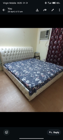Riyadh, Furniture, SAR 650,  Complete King Size Bed Set And Wardrobe