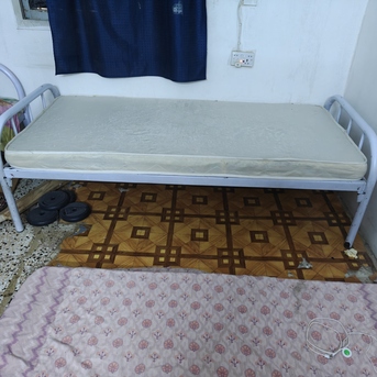 Hara, Furniture, SAR 100,  Iron Bed With Mattress For Sale