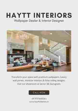 Gurgaon, Interior Design, Wallpaper Designer In Gurgaon By Haytt Interiors
