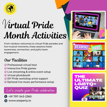 Gurgaon, Event Planning, Virtual Pride Month Celebration Ideas