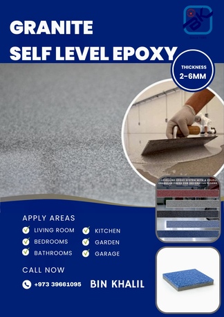 Manama, Construction, Epoxy Quartz Flooring ( Sand Finish Epoxy )