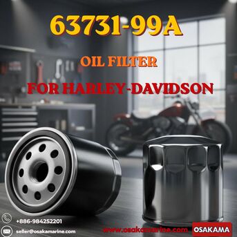 Jakarta, Motorcycles, IDR 99999,  63731-99A Oil Filter For Harley-Davidson
