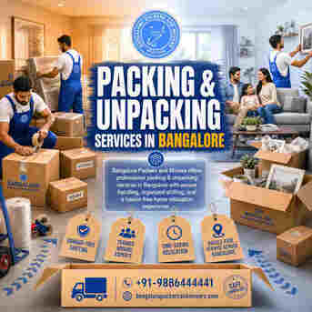 Bangalore, Labor/Moving, Packing & Unpacking Services In Bangalore