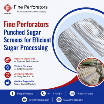 New Delhi, Appliances, INR 200000,  Fine Perforators Punched Sugar Screens For Efficient Sugar Processing