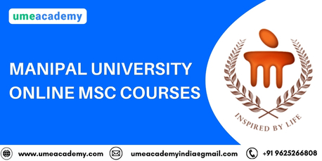 Jaipur, Lessons Offered, Manipal University Online MSc Courses