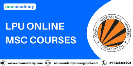 Punjab, Lessons Offered, LPU Online MSc Courses
