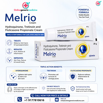 New York, Health, Melrio Cream For Melasma | Hydroquinone Fluticasone Tretinoin Triple Combination Cream