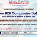 Get Gurgaon B2B Leads Database &ndash; Verified & Ready To Use
