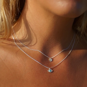 London, Jewelry, Rachel Entwistle Long Silver Pendant Necklace With Modern Appeal