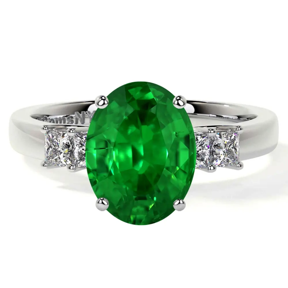 New York, Jewelry, USD 2580,  Affordable GemsNY Best Engagement Rings | Lab Grown Oval 2.74cttw