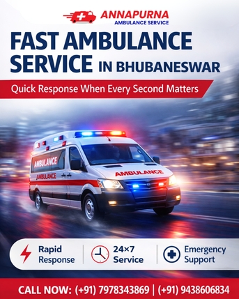 Bhubaneswar, Medical, Fast Ambulance Service In Bhubaneswar