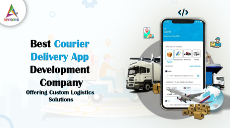 Noida, Creative, Appsinvo | Best Courier Delivery App Development Company In USA Offering Custom Logistics