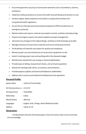 Riyadh, Job Seekers, Civil Engineer SEC Approved