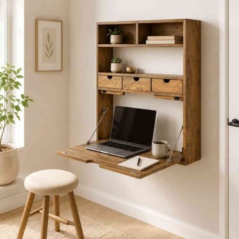 Jaipur, Furniture, INR 12500,  Modern Folding Wall Mounted Table For Small Spaces