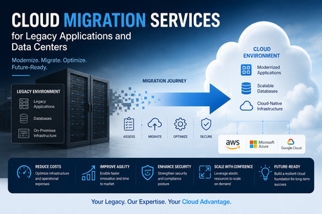 New York, Software Development, Cloud Migration Services For Legacy Applications And Data Centers.