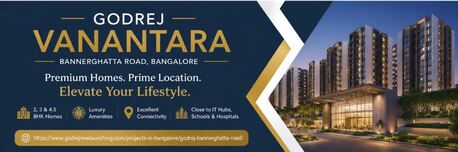 Bangalore, Real Estate For Sale, 3 BR,  Godrej Vanantara Bannerghatta Road - Urban Living Reimagined