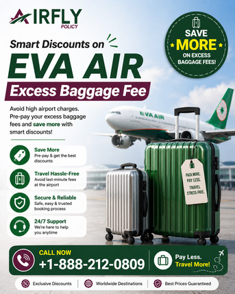 New York, Travel, Smart Discounts On EVA Air Excess Baggage Fee +1-888-212-0890