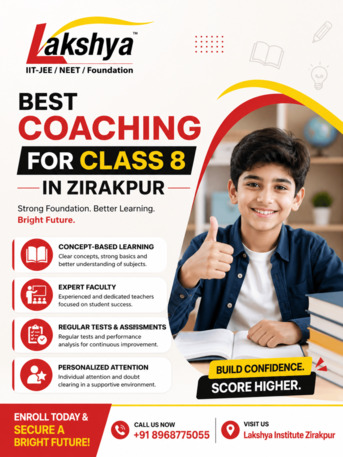 Chandigarh, Lessons Offered, Best Coaching For Class 8 In Zirakpur | Top Tuition Classes Near You