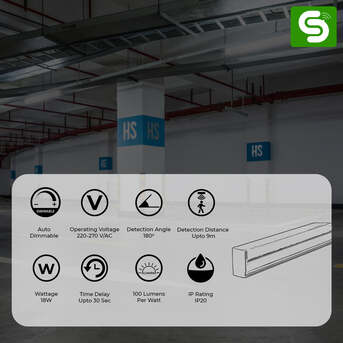 Noida, Electronics, Motion Sensor Tubelight For Hallway & Parking Areas &ndash; Best Options (2026) | Esysense India