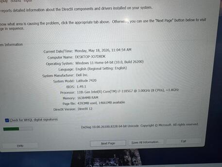 Riyadh, Computers, SAR 1500,  Dell Latitude -i7-11th Gen.Touch Screen(16GB/512SSD)14 INCH