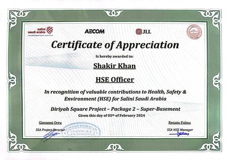 Riyadh, Job Seekers, Hse Officer