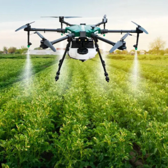 New York, Automotive, Advanced Black Betty Agricultural Drone With Smart Flow Monitoring