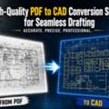 High Quality PDF To CAD Conversion Services For Seamless Drafting
