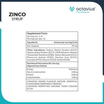 Ahmedabad, Health & Beauty Items, Zinc Syrup For Immunity & Daily Health Support | Octavius Pharma
