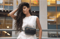 New York, Clothing & Accessories, USD 270,  Recycled Leather Crossbody Bag New York | Emily Jones NYC