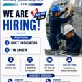 URGENT REQUIREMENT-Duct Insulator/Tin Smith