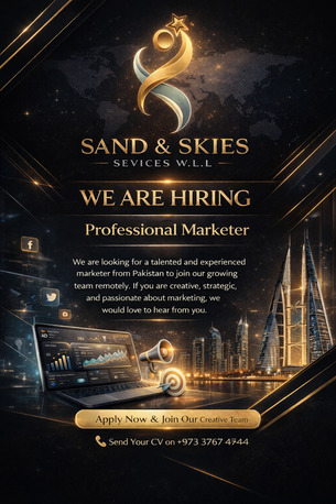 Manama, Jobs, Social Media Marketing Specialist URGENT HIRING &mdash; PROFESSIONAL MARKETER