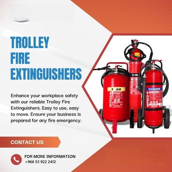 Dammam, Technical, ARAMCO, Approved Wheeled Fire Extinguisher, Available In Rent
