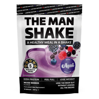 Sydney, Health & Beauty Items, AUD 61,  Buy The Man Shake Meal Replacement Mixed Berries 840g Australia