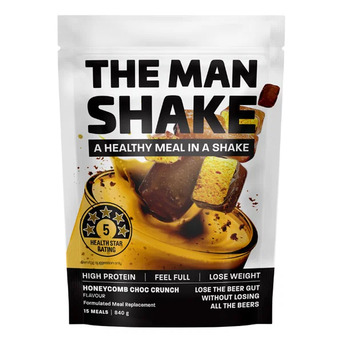 Sydney, Health & Beauty Items, AUD 61,  Buy The Man Shake Meal Replacement Honeycomb Choc Crunch 840g Australia