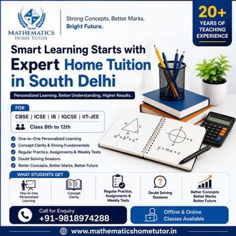New Delhi, Education, Smart Learning Starts With Expert Home Tuition In South Delhi