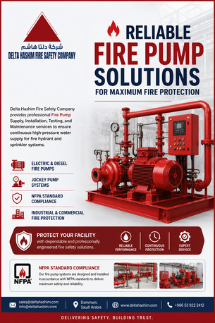 Dammam, Technical, Fire Pump & Fire Sprinkler, Supply, Installation And Maintenance Services In Dammam
