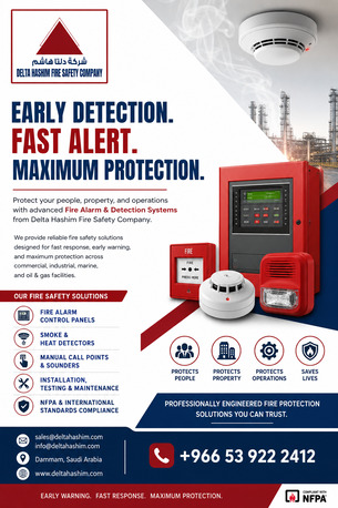 Dammam, Technical, Fire Alarm System, Supply, Installation & Maintenance Services In Dammam
