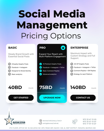Manama, Marketing, Social Media Management Package For Your Business