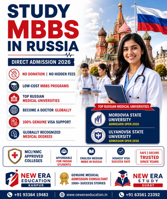 New Delhi, Lessons Offered, MBBS In Russia &ndash; Direct Admission 2026
