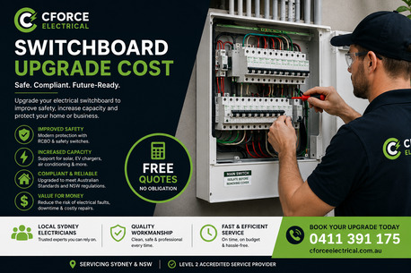 Sydney, Technical, Switchboard Upgrade Cost