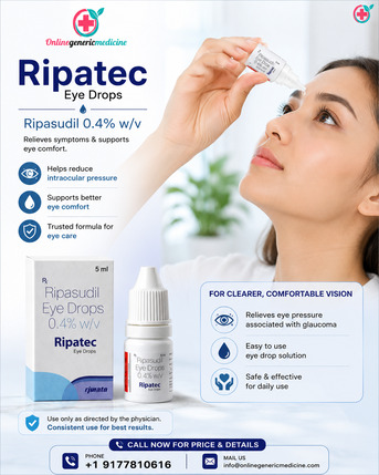 New York, Health, Ripasudil Eye Drop (Ripatec) | Eye Drops For Glaucoma & Eye Pressure Support